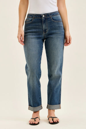 Doris Mid Rise Boyfriend with Adjustable Back Tab + Hollywood WB