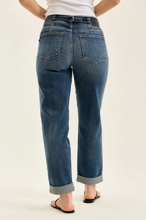 Doris Mid Rise Boyfriend with Adjustable Back Tab + Hollywood WB