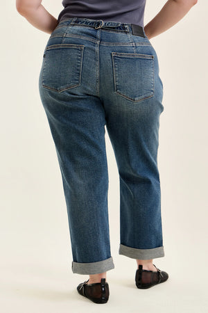 Doris Mid Rise Boyfriend with Adjustable Back Tab + Hollywood WB
