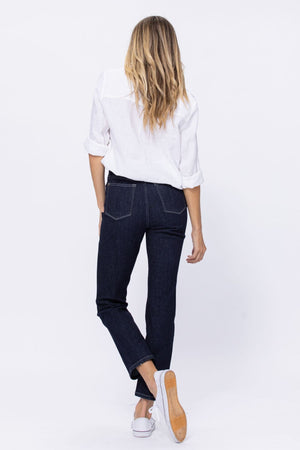 Judy Blue High Waist Dark Rinse Wash Mom Jeans
