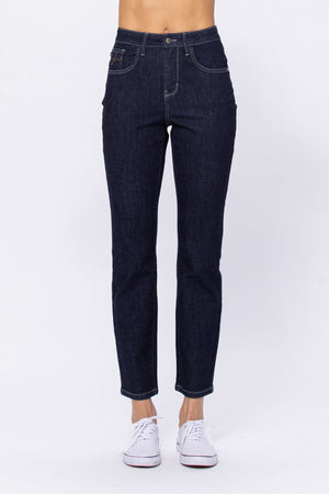 Judy Blue High Waist Dark Rinse Wash Mom Jeans