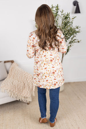 Classic Cardigan - Harvest Charm Floral by Michelle Mae
