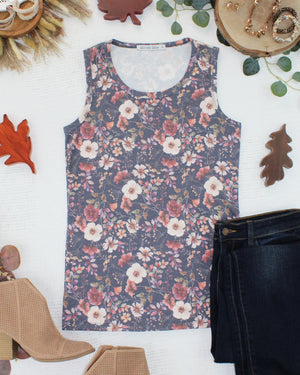 Ava Tank - Blushwood Floral by Michelle Mae