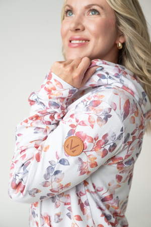 Fullzip Hoodie - Autumn Watercolor by Michelle Mae