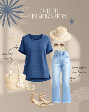 Zenim Sapphire Ease Bootcuts by Dear Scarlett