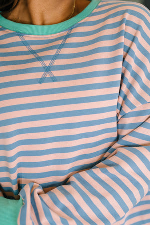 All For the Color Drop Shoulder Pullover