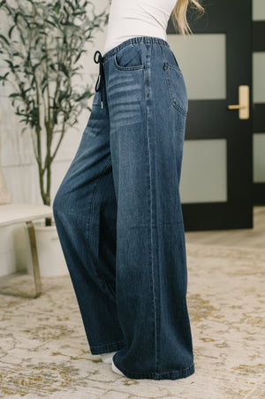Judy Blue High Waist Featherweight Palazzo Jeans
