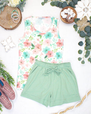 PREBOOK Ava Tank - Floral Daydream