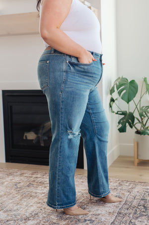 Judy Blue High Waist Tummy Control 90's Straight Jeans