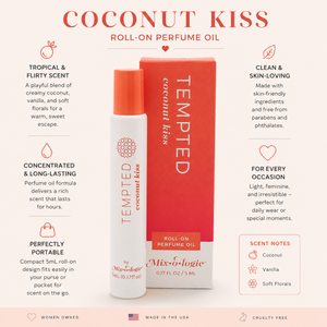 Tempted (Coconut Kiss) Perfume Oil Rollerball (5ml) by Mixologie