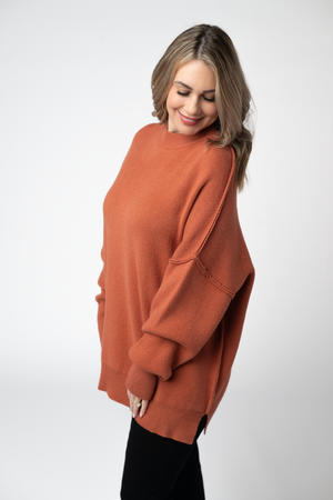 Aurora Cozy Sweater - Pumpkin Spice by Michelle Mae