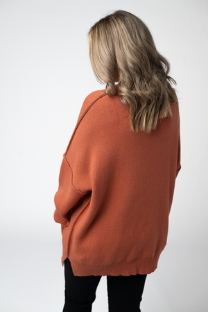 Aurora Cozy Sweater - Pumpkin Spice by Michelle Mae
