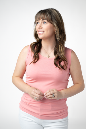 PREBOOK Ava Tank - Peachy Pink