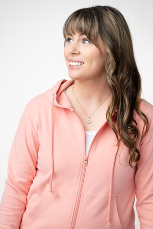 PREBOOK Fullzip Hoodie - Peachy Pink