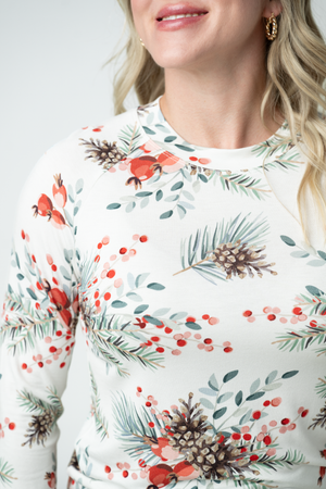 Blair Long Sleeve Top - Pineberry by Michelle Mae