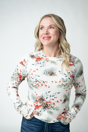 Blair Long Sleeve Top - Pineberry by Michelle Mae