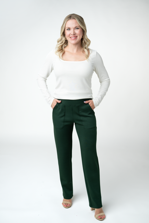 Luxe Ankle Bottoms- Evergreen by Michelle Mae