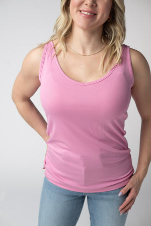 Kennedy Tank - Pink by Michelle Mae
