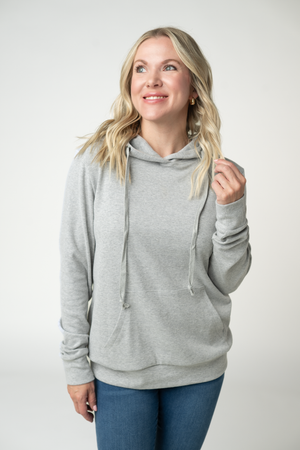 Hailey Hoodie - Light Grey by Michelle Mae