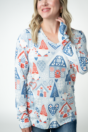 Larissa Long Sleeve - Winter Gnome by Michelle Mae