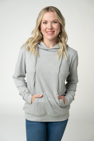 Hailey Hoodie - Light Grey by Michelle Mae