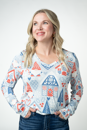 Larissa Long Sleeve - Winter Gnome by Michelle Mae
