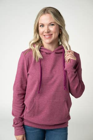 Hailey Hoodie - Raspberry by Michelle Mae