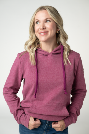 Hailey Hoodie - Raspberry by Michelle Mae