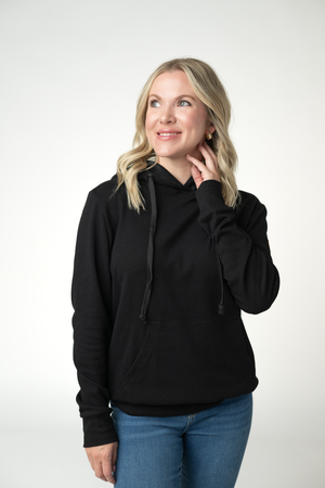 Hailey Hoodie - Black by Michelle Mae