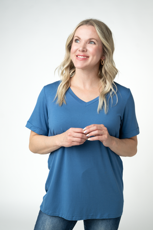 Sophie Top - Winter Blue by Michelle Mae