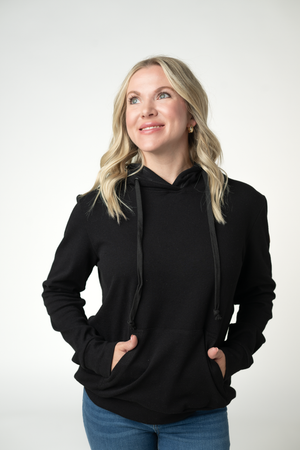 Hailey Hoodie - Black by Michelle Mae