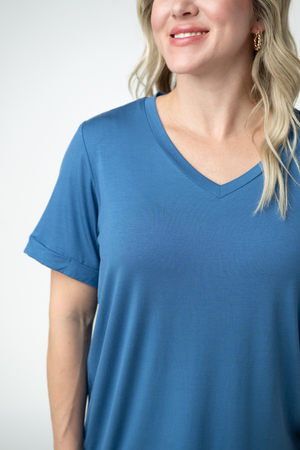 Sophie Top - Winter Blue by Michelle Mae