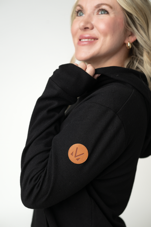 Hailey Hoodie - Black by Michelle Mae