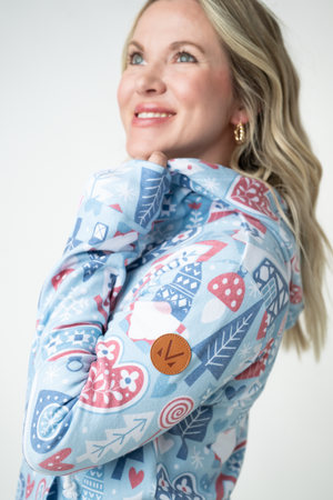 Fullzip Hoodie - Winter Gnome by Michelle Mae