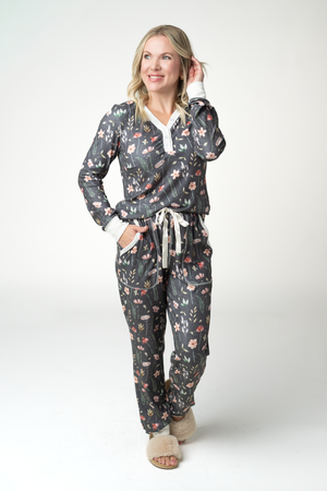Cozy Pajama Set - Wildflower Meadow by Michelle Mae