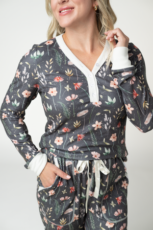 Cozy Pajama Set - Wildflower Meadow by Michelle Mae