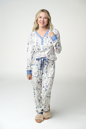 Cozy Pajama Set - Olive Meadow by Michelle Mae