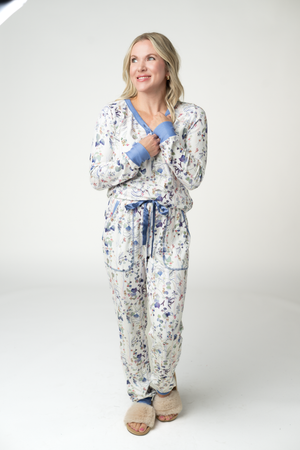 Cozy Pajama Set - Olive Meadow by Michelle Mae