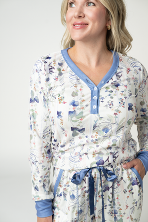 Cozy Pajama Set - Olive Meadow by Michelle Mae