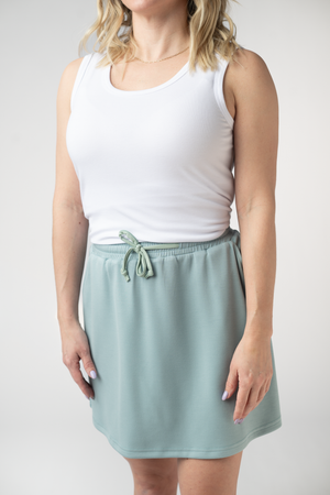 Serena Luxe Skort - Ocean Blue by Michelle Mae