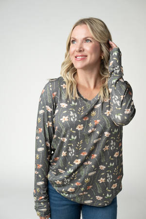 Larissa Long Sleeve - Wildflower Meadow by Michelle Mae