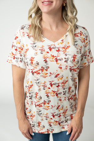 Sophie Top - Autumn Watercolor by Michelle Mae