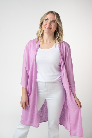 Ellie Cover-Up Kimono - Lilac by Michelle Mae