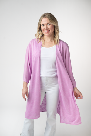 Ellie Cover-Up Kimono - Lilac by Michelle Mae