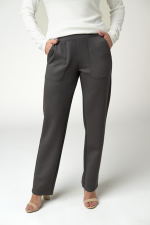 Luxe Ankle Bottoms- Charcoal by Michelle Mae