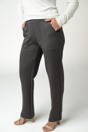 Luxe Ankle Bottoms- Charcoal by Michelle Mae