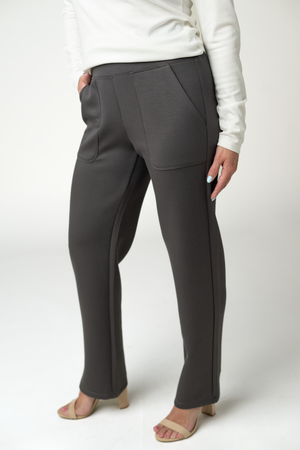 Luxe Ankle Bottoms- Charcoal by Michelle Mae