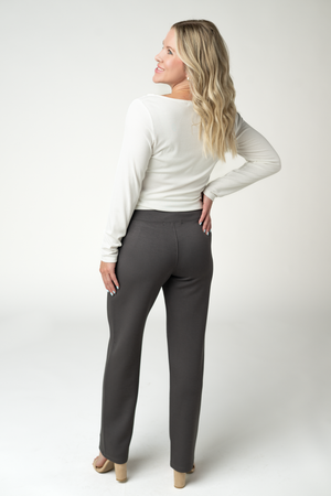 Luxe Ankle Bottoms- Charcoal by Michelle Mae