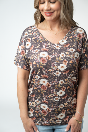 Chloe Cozy Top - Blushwood Floral by Michelle Mae