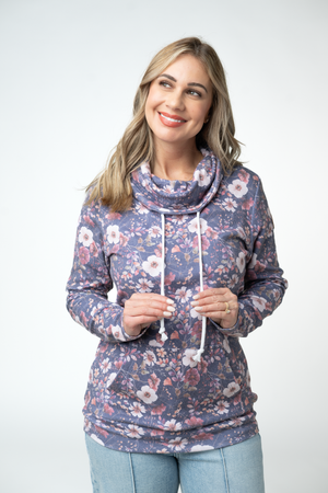 Classic Funnel Neck - Blushwood Floral by Michelle Mae